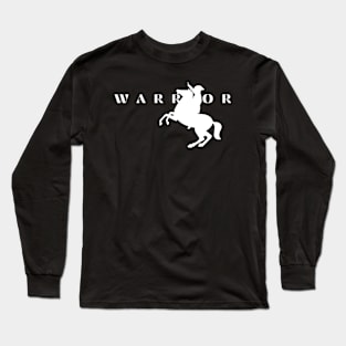 Warrior Marching on a Horse Long Sleeve T-Shirt